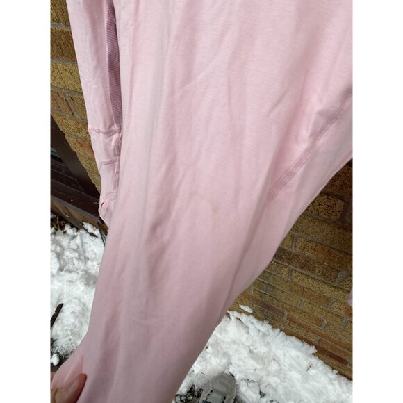 LULULEMON Swiftly Long Sleeve Hip Length Pink Peony Size 2 - Picture 2 of 6